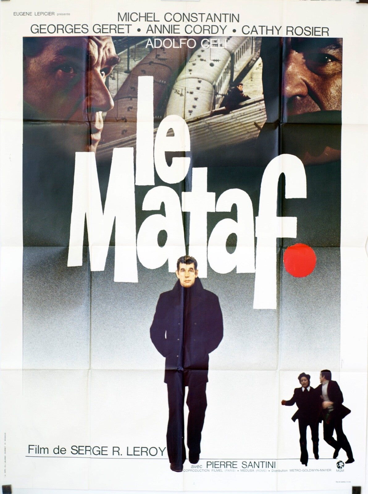 LE MATAF MOVIE POSTER ORIGINAL (120X160) MICHEL CONSTANTIN