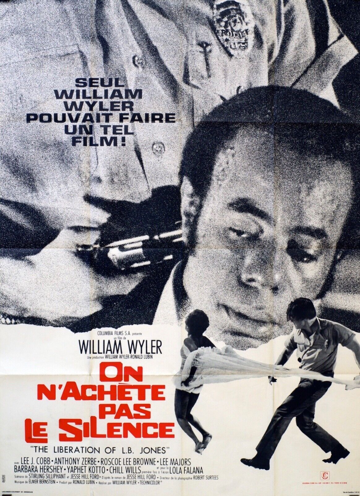 ON N’ACHÈTE PAS LE SILENCE ORIGINAL MOVIE POSTER 120x160 WILLIAM WYLER