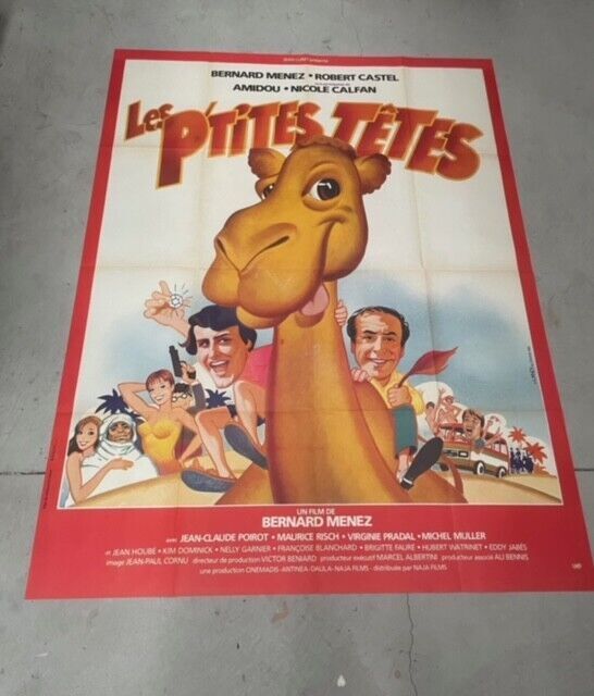 LES P'TITES TÊTES, BERNARD MENEZ, MOVIE POSTER ORIGINAL 120x160