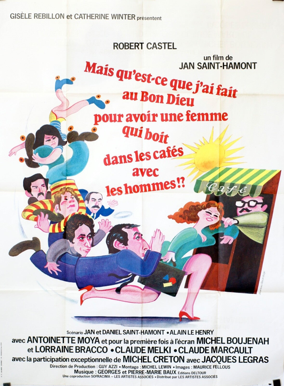 MAIS QU’EST-CE QUE J’AI FAIT AU BON DIEU POUR...Poster original 120X160