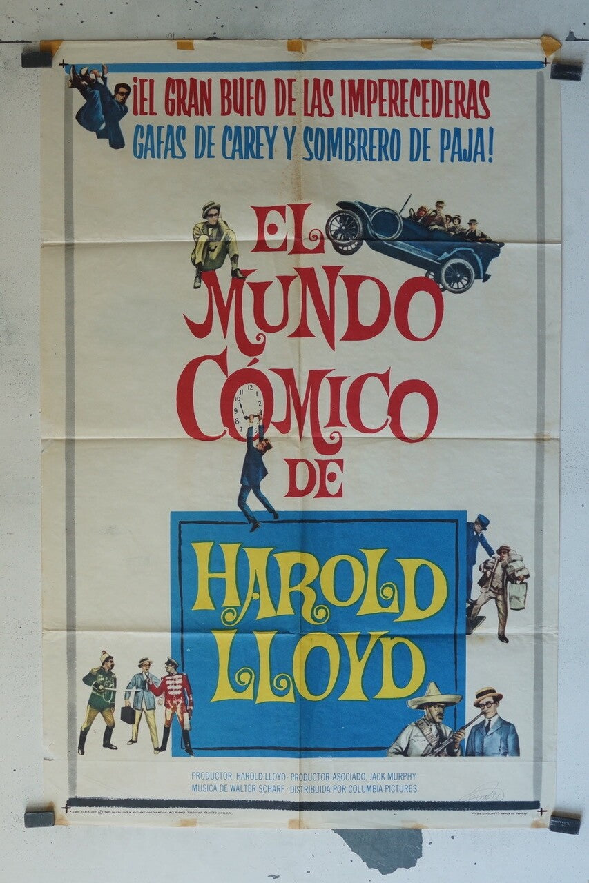 EL MUNDO COMICO DE HAROLD (70X100), 1962 ORIGINAL MOVIE POSTER