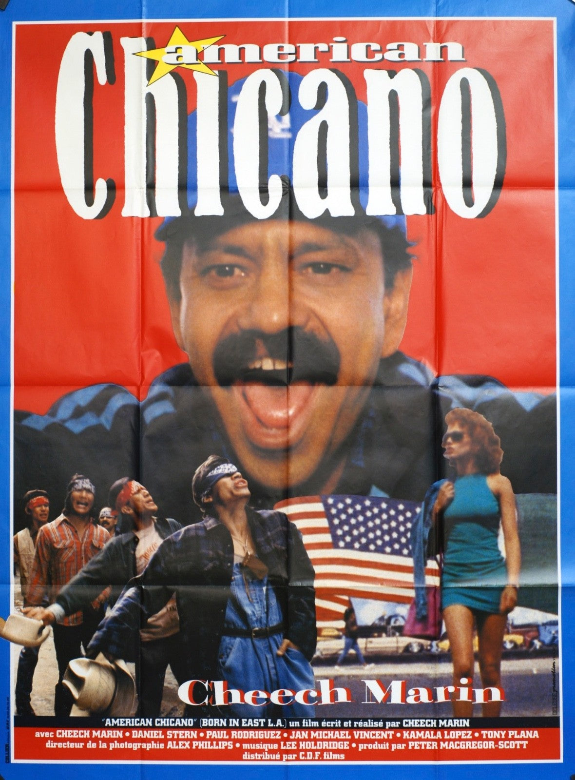 CHICANO AMERICAN CHEECH MARIN MOVIE POSTER ORIGINAL 120x160