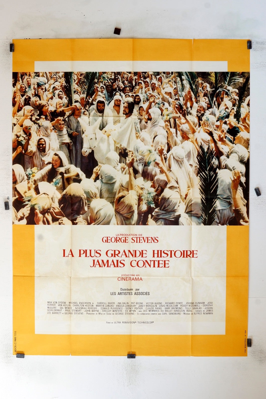 LA PLUS GRANDE HISTOIRE JAMAIS CONTÉE MOVIE POSTER ORIGINAL, 120X160