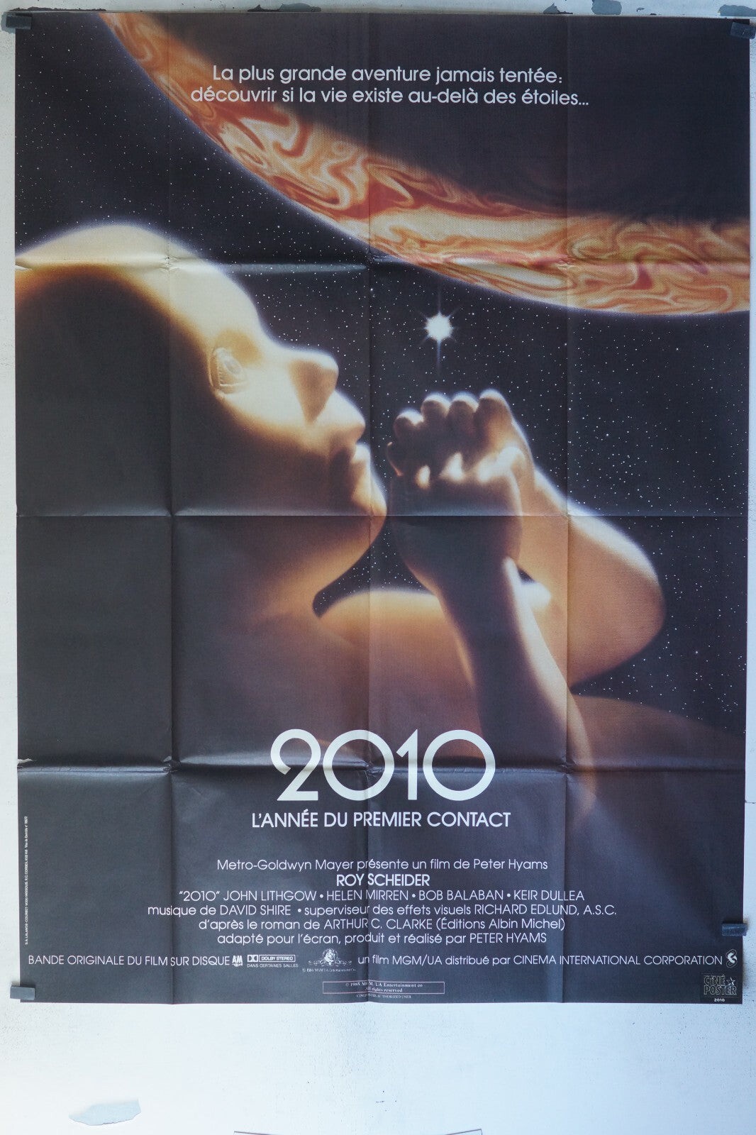 2010, L’ANNÉE DU PREMIER CONTACT, movie POSTER ORIGINAL (120x160), ROY SHEIDER