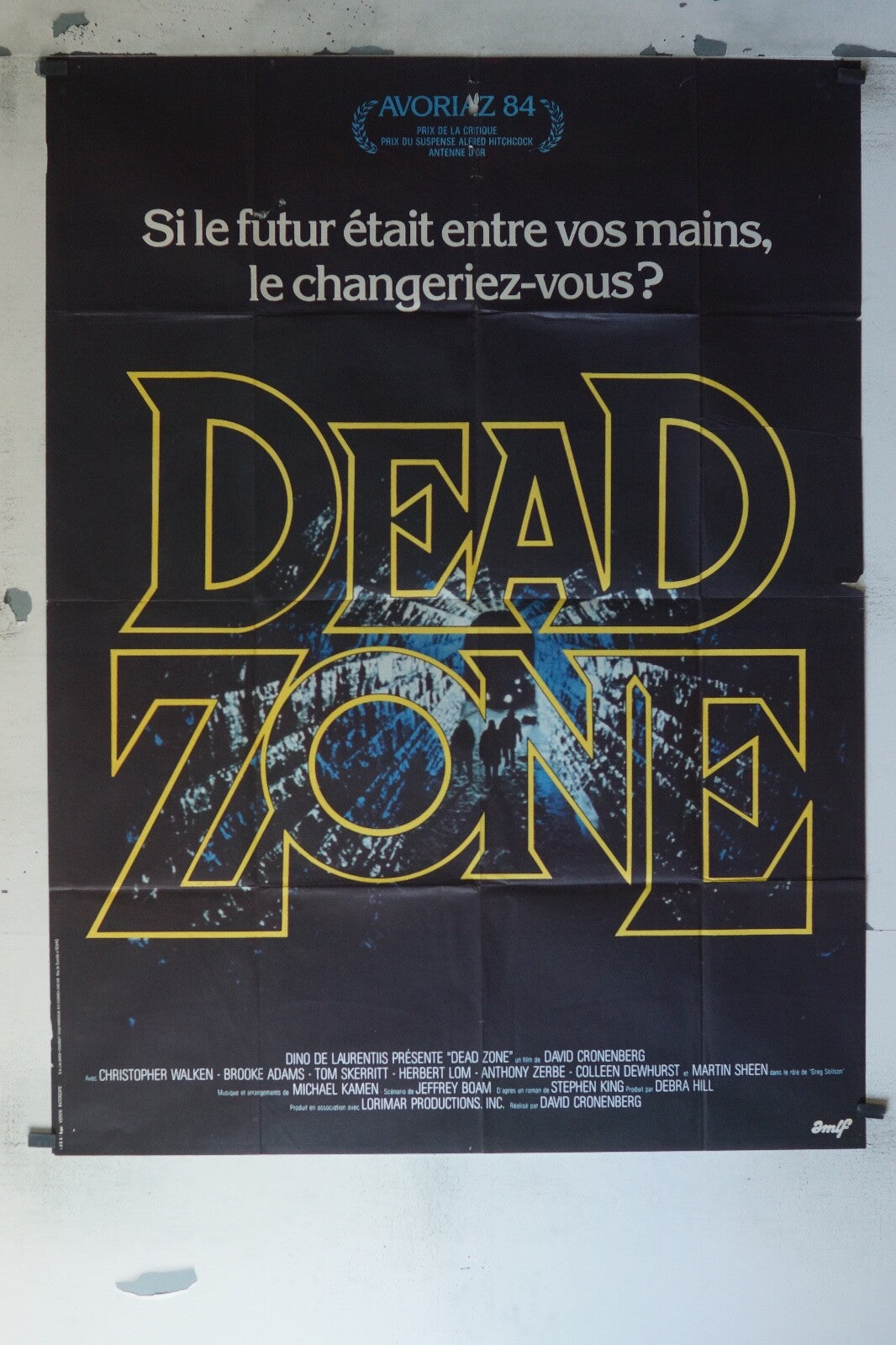 DEAD ZONE MOVIE POSTER ORIGINAL 120x160 CHRISTOPHER WALKEN