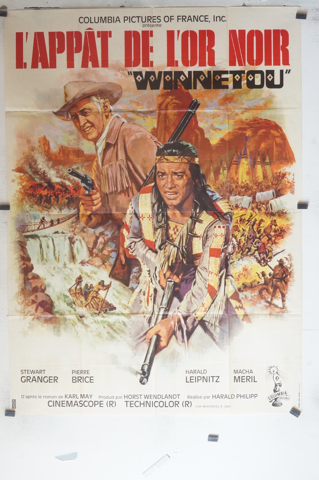 APPAT DE L’OR NOIR (L’) MOVIE POSTER ORIGINAL (120x160), HARALD PHILIP.