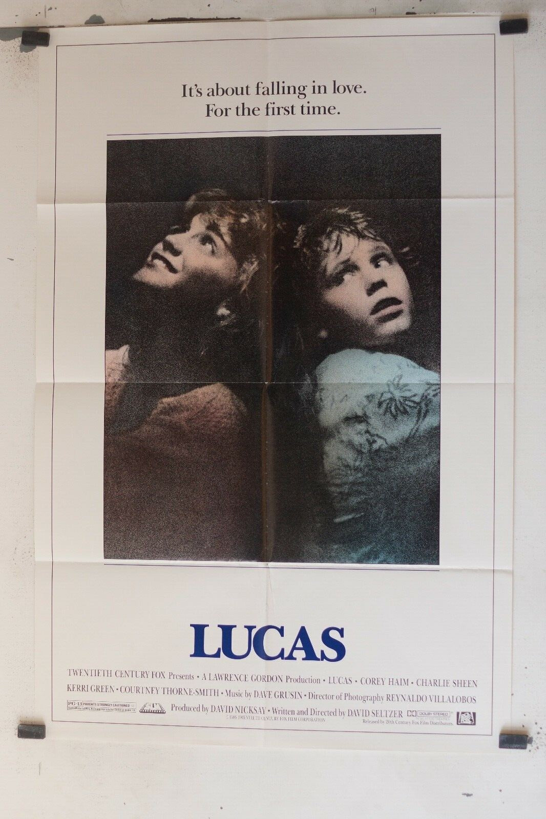 LUCAS movie poster ORIGINAL (69x103), David Seltzer, Corey Haim