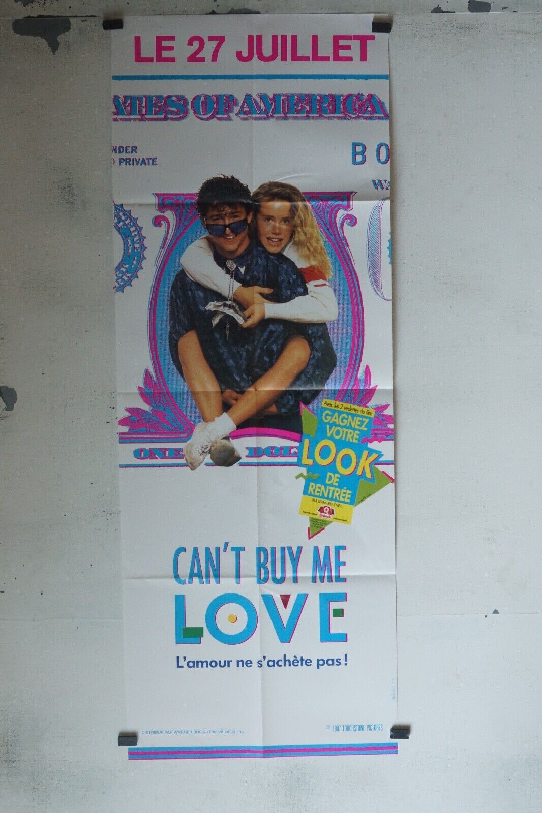 CAN’T BUY ME LOVE POSTER ORIGINAL 60x160