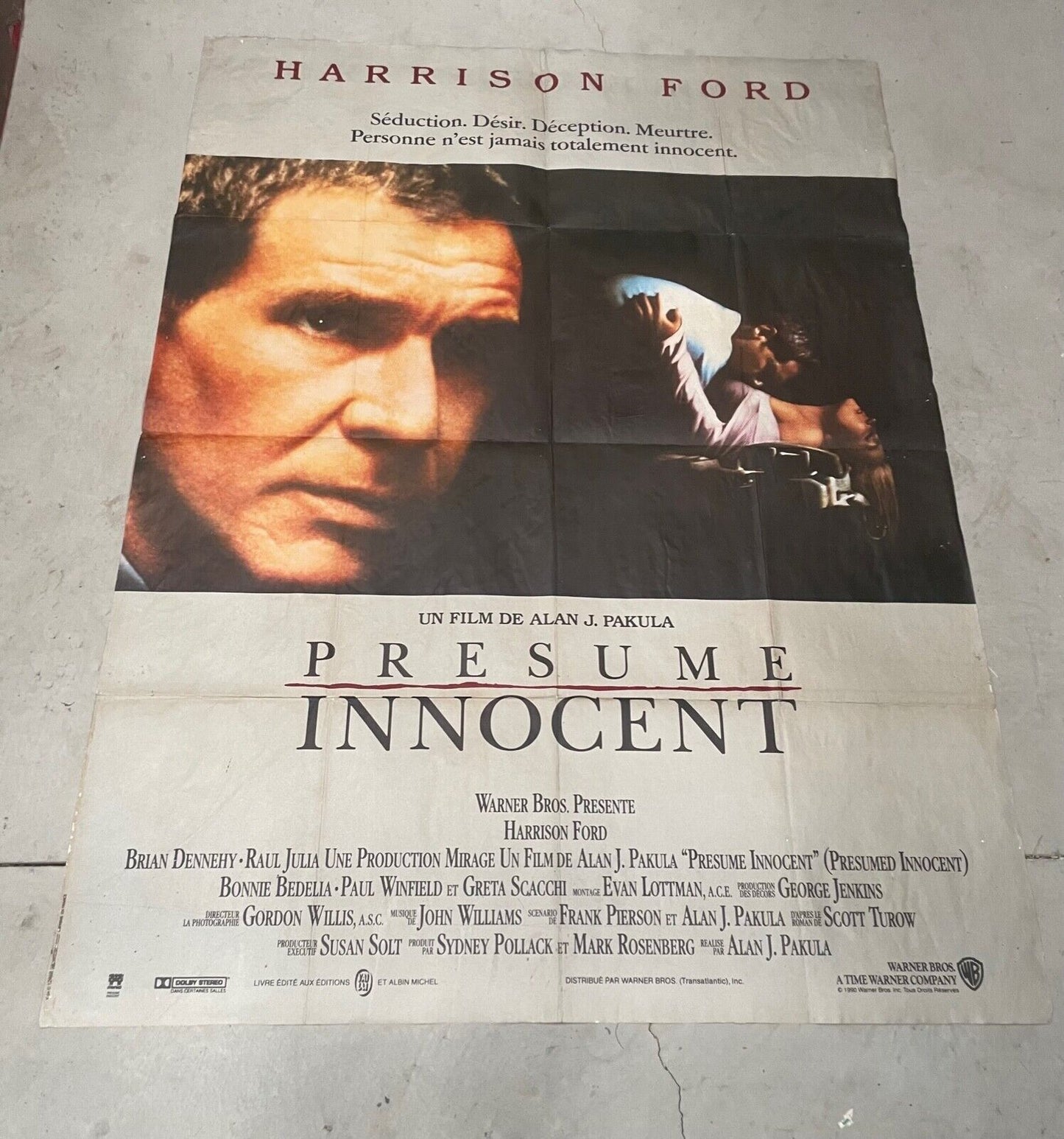 PRÉSUMÉ INNOCENT ORIGINAL (120X160) HARRISON FORD