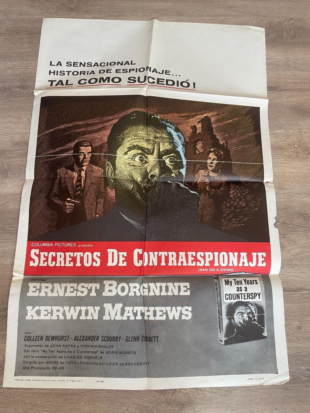 SECRETOS DE CONTRAESIONAJE MOVIE POSTER ORIGINAL VINTAGE (70X100) COLLEEN DEWHU