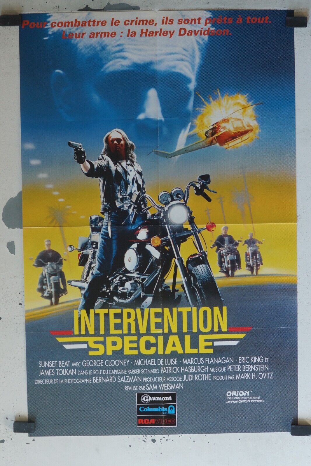 INTERVENTION SPÉCIALE MOVIE POSTER ORIGINAL 60x80 GEORGE CLOONEY