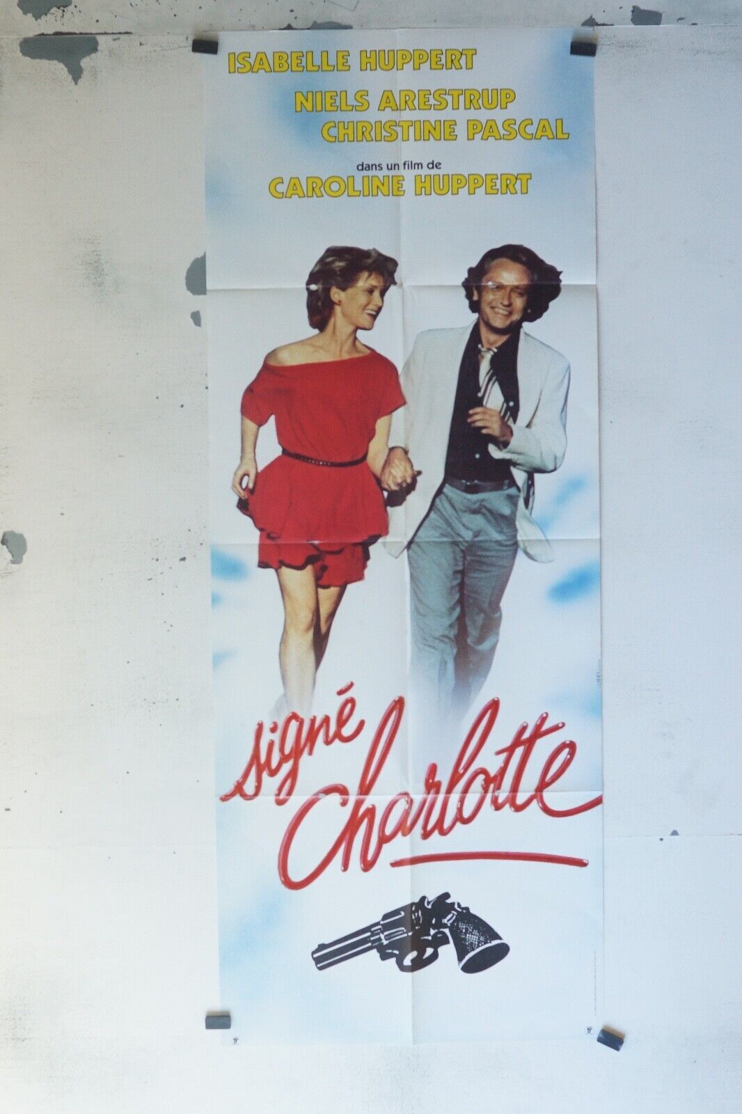 SIGNÉ CHARLOTTE MOVIE POSTER ORIGINAL 60x160 ISABELLE HUPPERT