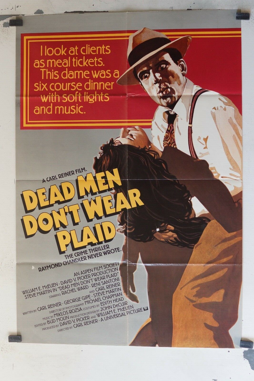 DEAD MEN DON’T WEAR PLAID ORIGINAL 69x103