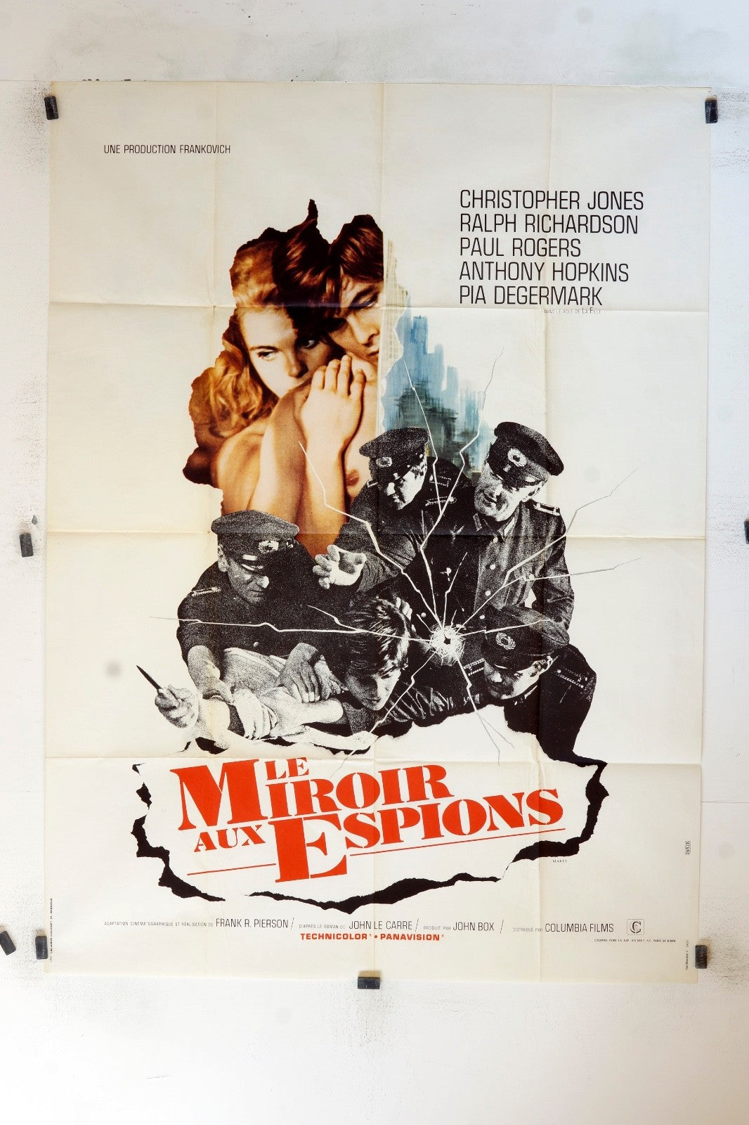 LE MIROIR AUX ESPIONS CHRISTPHER JONES MOVIE POSTER ORIGINAL 120X160