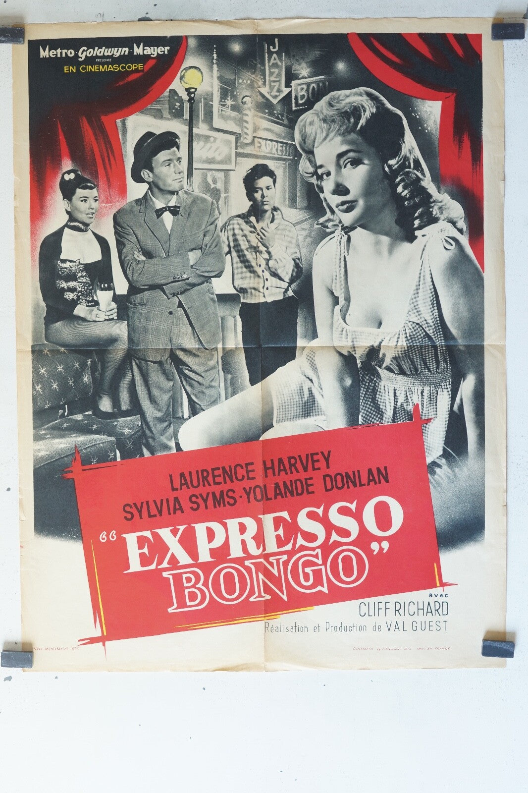 EXPRESSO BONGO MOVIE POSTER ORIGINAL (60X80) Sylvia Syms