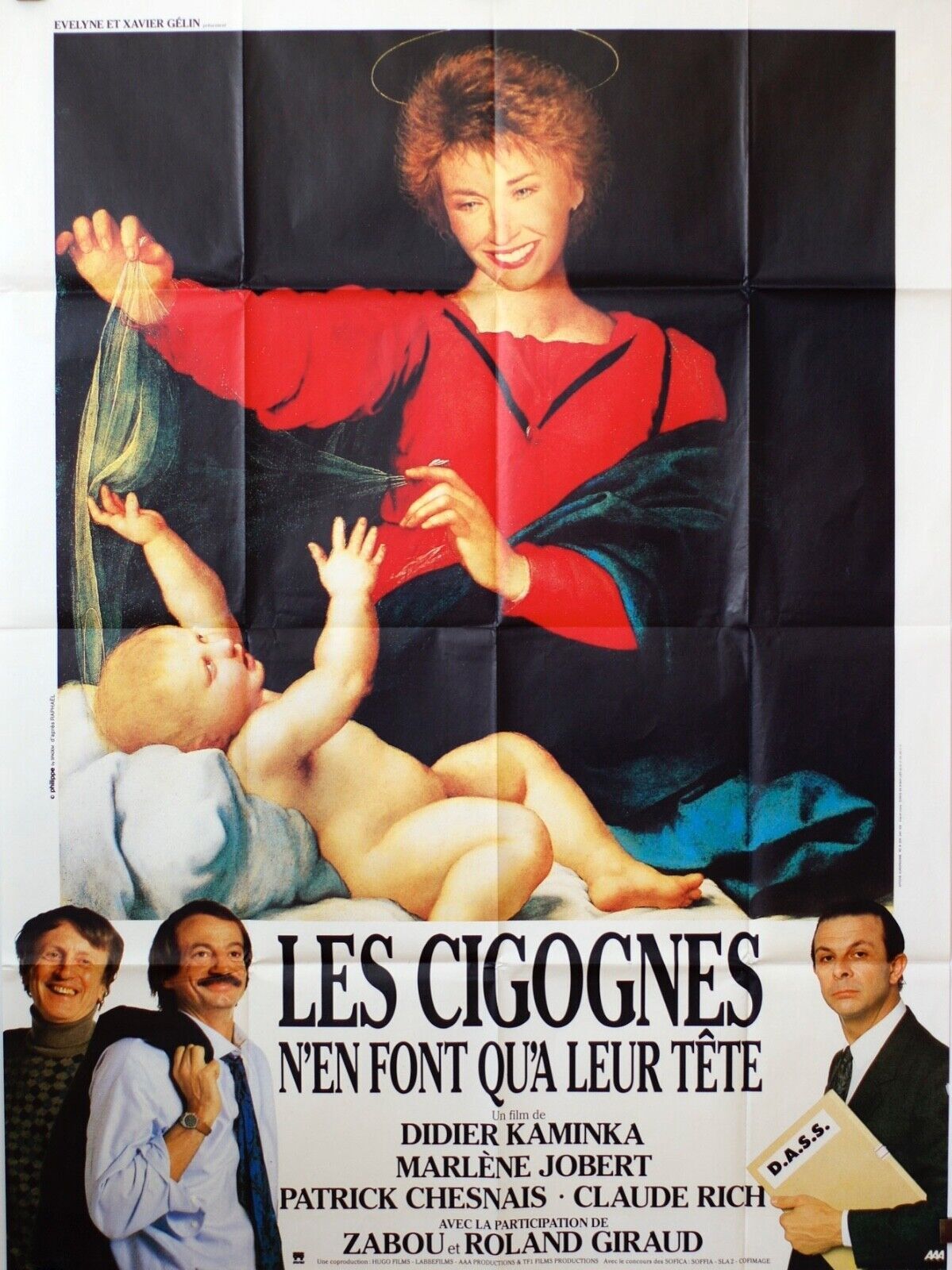 LES CIGOGNES N’EN FONT QU’A LEUR TÊTE ? MOVIE POSTER ORIGINAL (120x160)