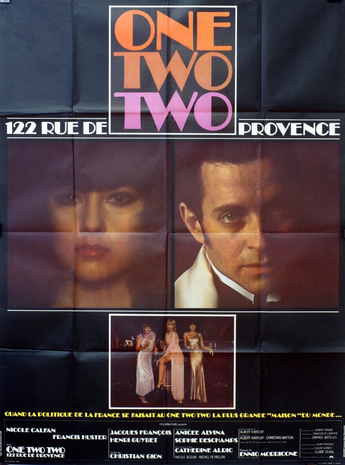 ONE TWO TWO MOVIE POSTER ORIGINAL 120x160 NICOLE CALFAN