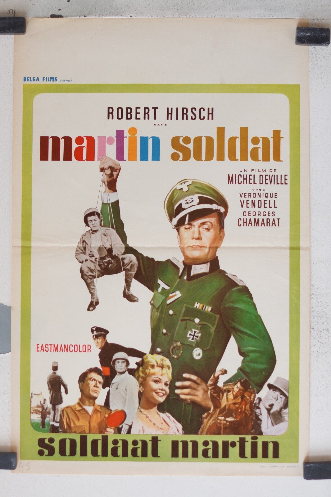 MARTIN SOLDAT movie poster ORIGINAL (54X35) Veronique Vendell , Georges