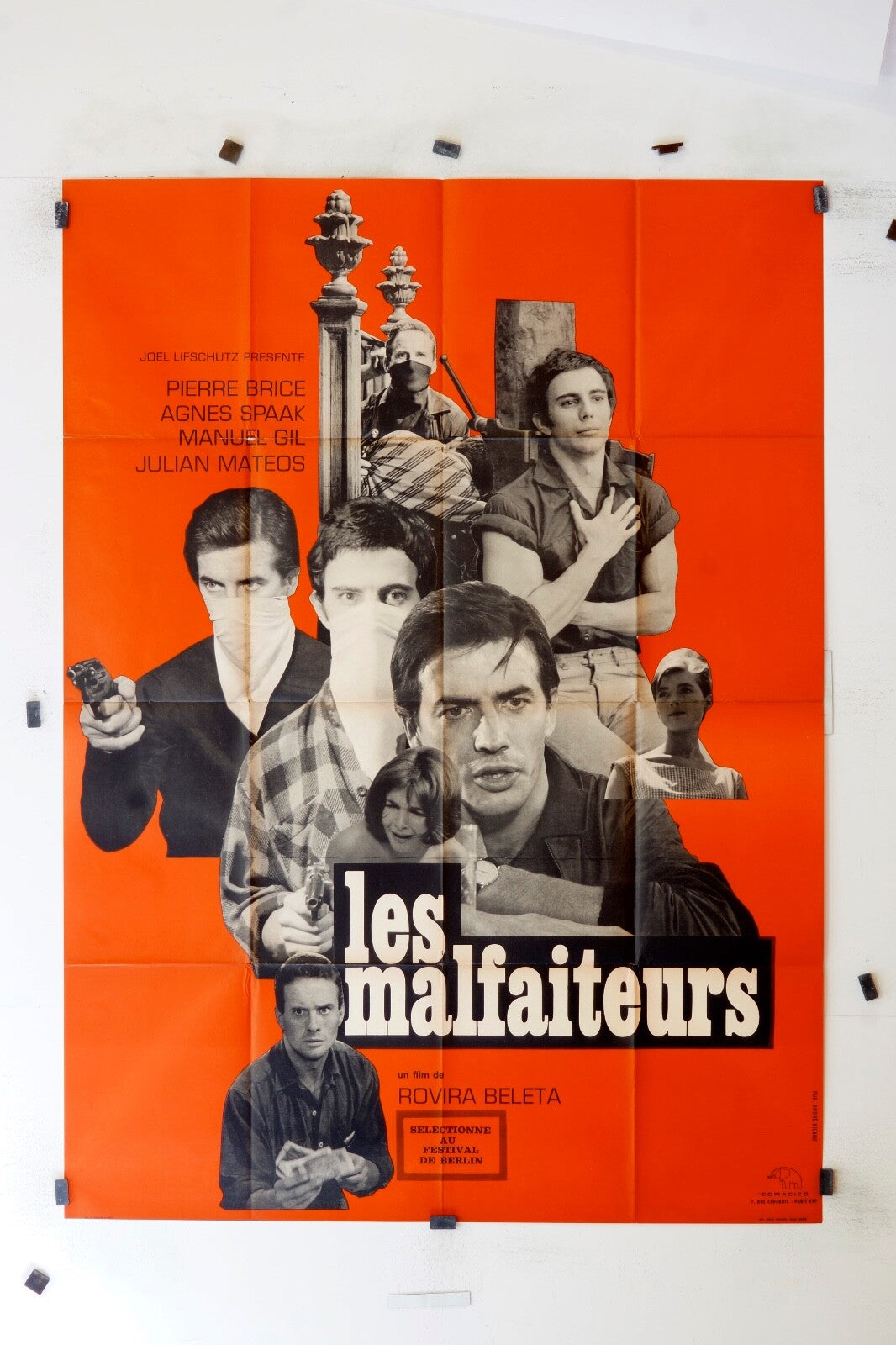 LES MALFAITEURS PIERRE BRICE MOVIE POSTER ORIGINAL 120x160