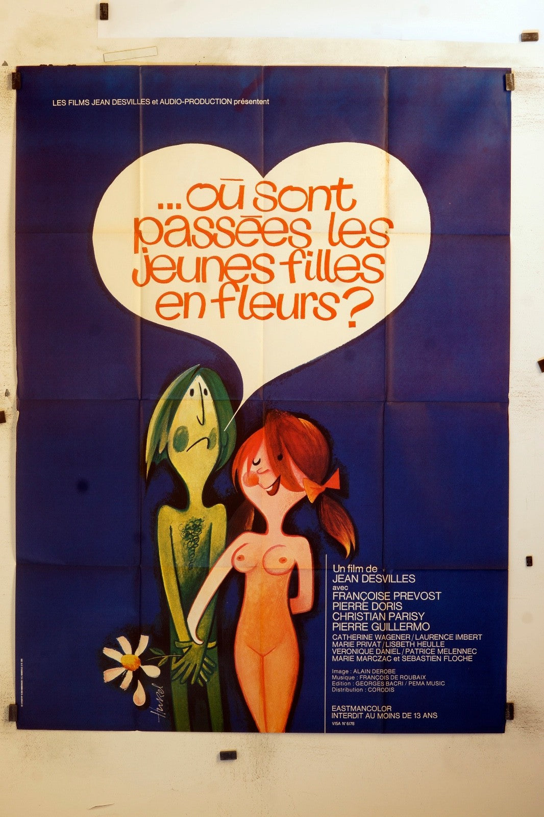 …OÙ SONT PASSÉES LES JEUNES FILLES EN FLEURS ? MOVIE POSTER ORIGINAL120x160