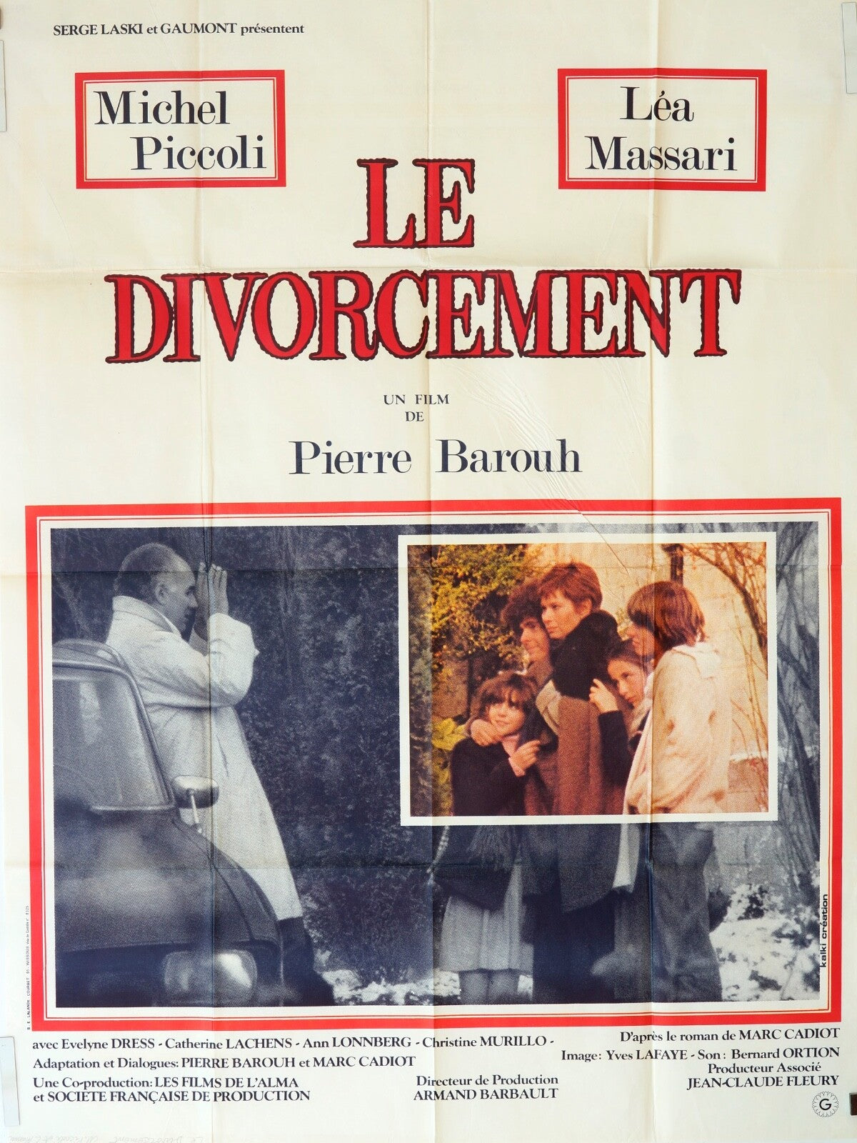 LE DIVORCEMENT MOVIE POSTER ORIGINAL 120x160 JEFF SPEAKMAN
