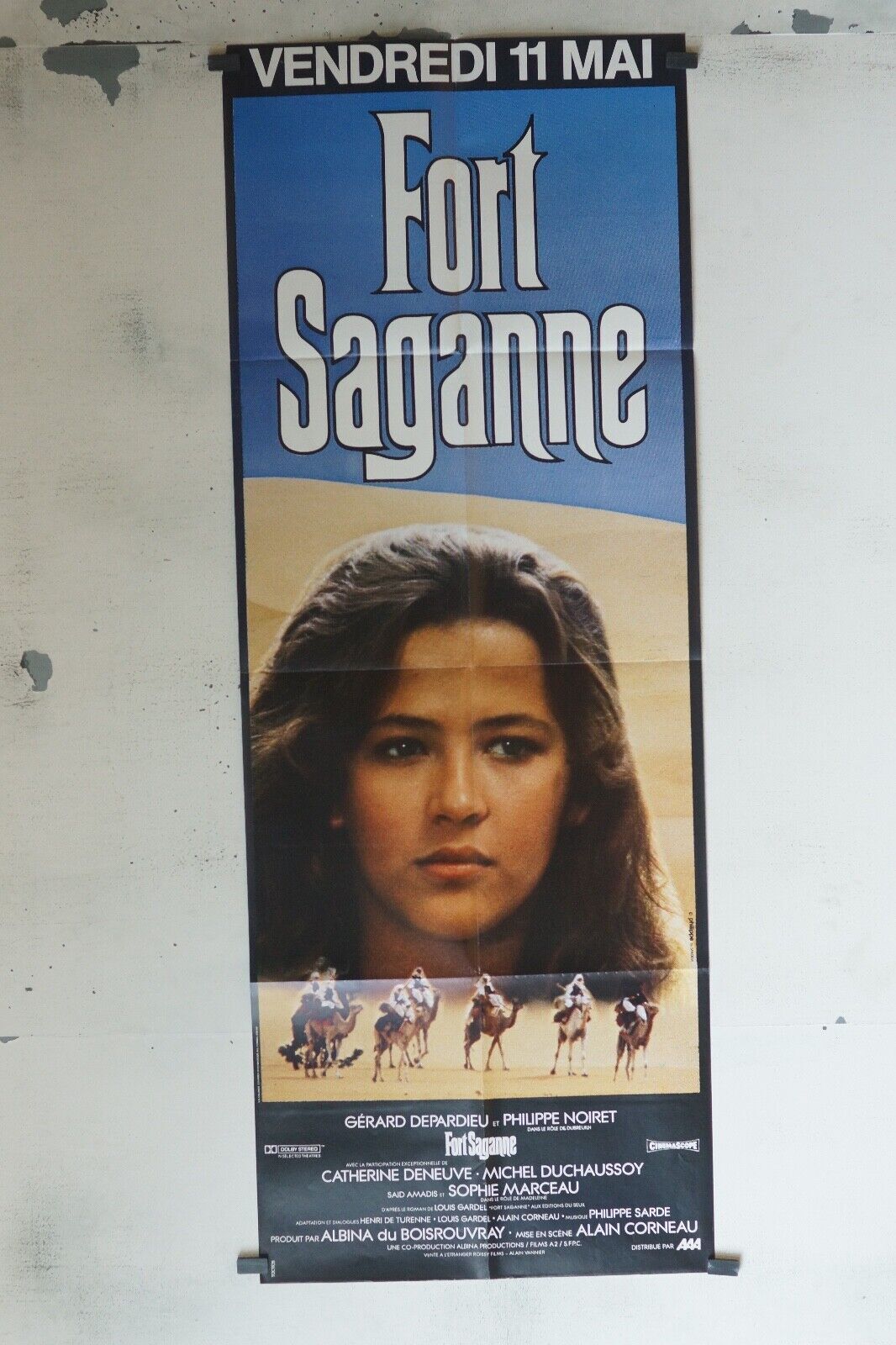 FORT SAGANNE 60x160 ORIGINAL POSTER GÉRARD DEPARDIEU