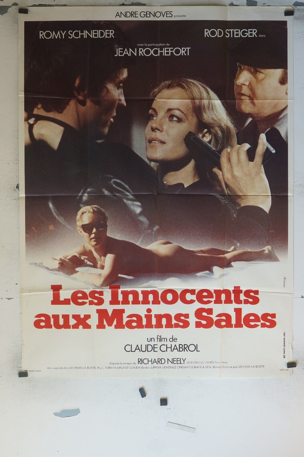 INNOCENTS AUX MAINS SALES MOVIE POSTER ORIGINAL 120x160 PHILIPPE NOIRET