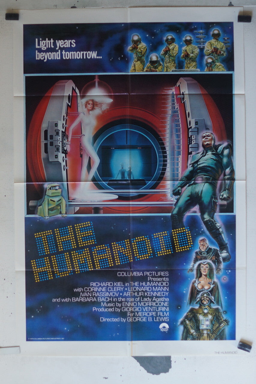 THE HUMANOID ORIGINAL MOVIE POSTER 70x103 Richard Kiel , Corinne Cléry