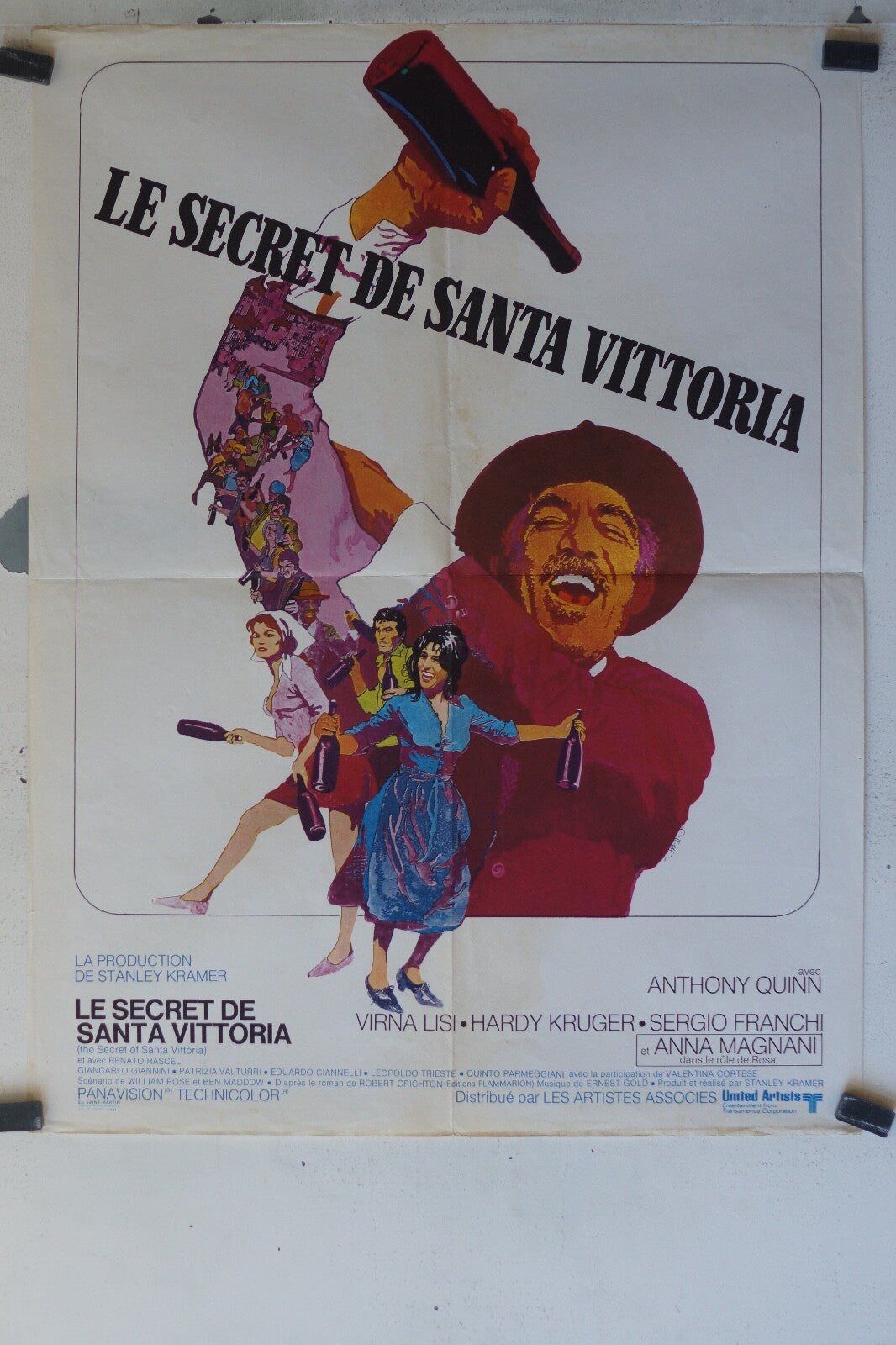 SECRET DE SANTA VITTORIA (LE) POSTER ORIGINAL 60x80 Anthony Quinn , Anna Magnani