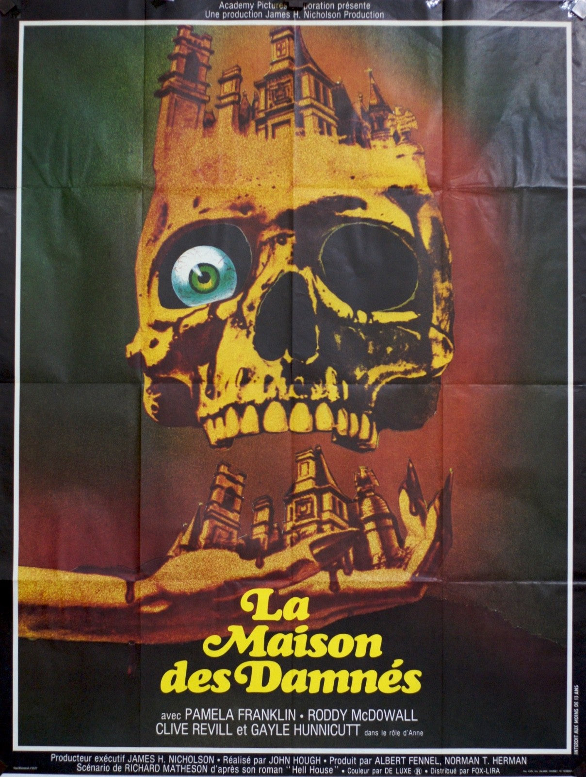 LA MAISON DES DAMNÉS PAMELA movie poster ORIGINAL 120x160