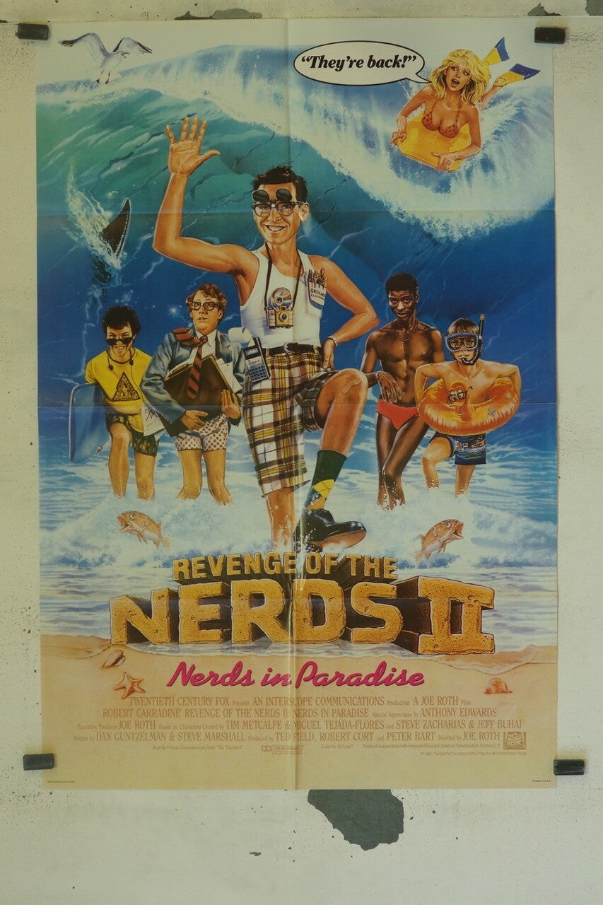 REVENGE OF THE NERDS II (70X100) ORIGINAL MOVIE POSTER ROBERT CARRADINE
