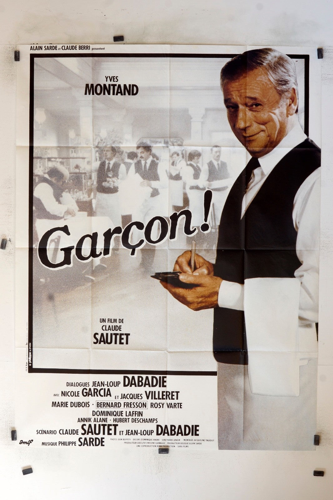 GARÇON YVES MONTANT MOVIE POSTER ORIGINAL 120x160