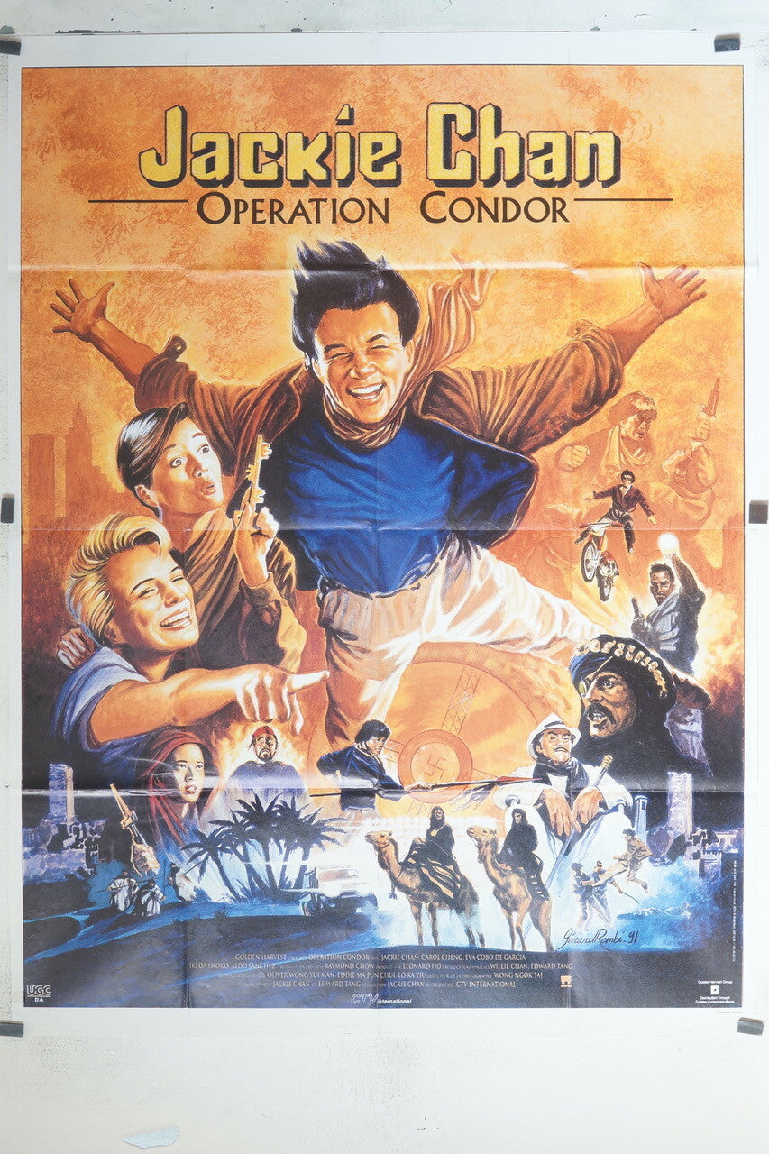 OPÉRATION CONDOR, MOVIE PORTER ORIGINAL, (120x160), (Fei ying gai Wak), CHAN
