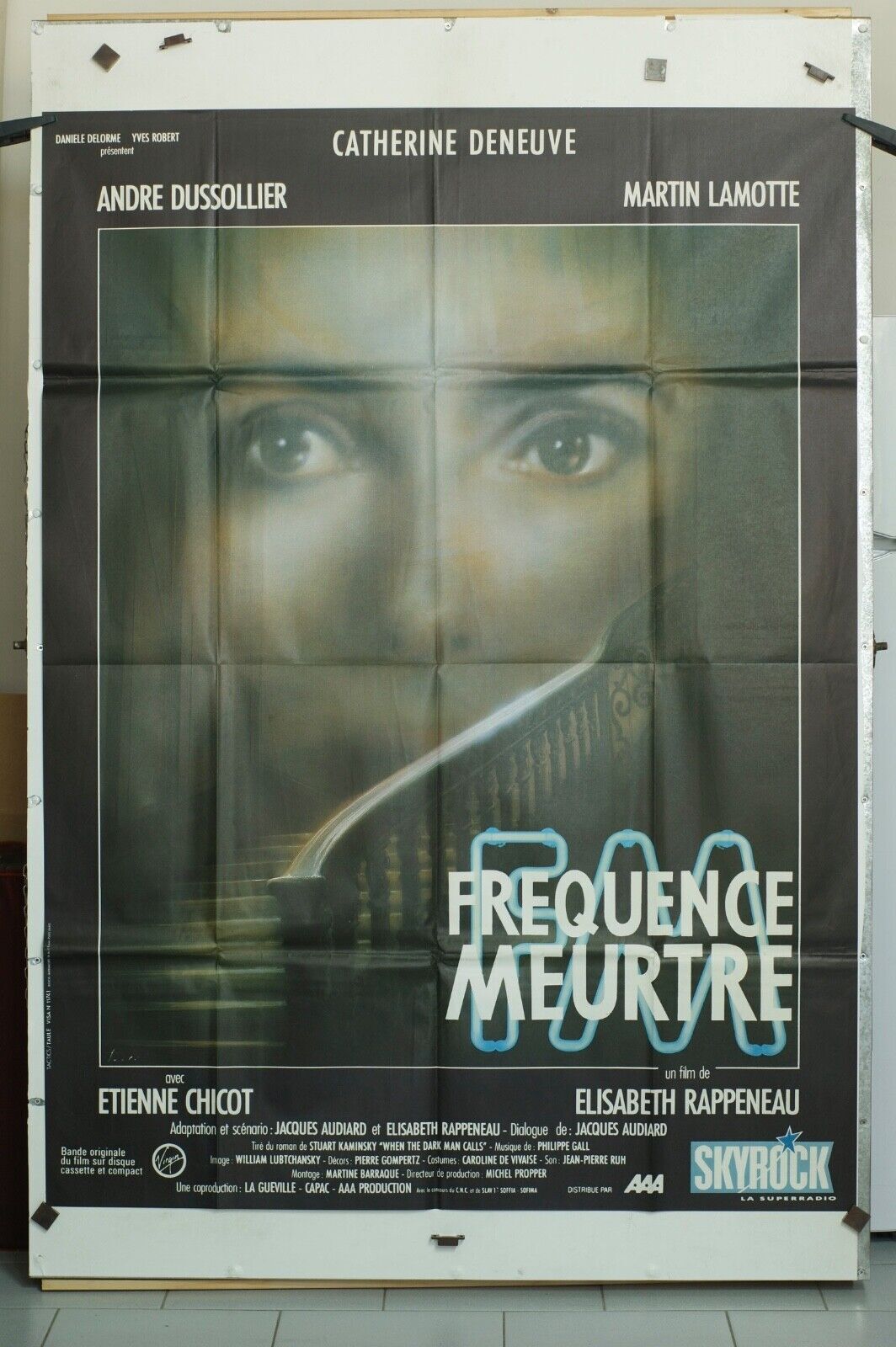 FRÉQUENCE MEURTRE MOVIE POSTER ORIGINAL (120x160) CATHERINE DENEUVE