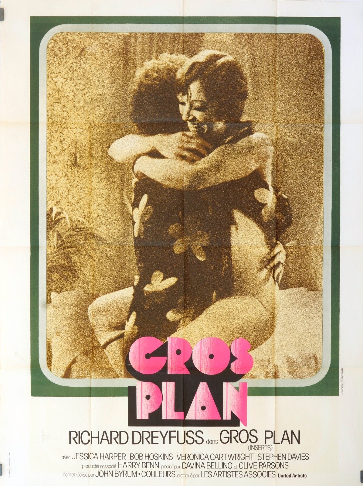 GROS PLAN MOVIE POSTER ORIGINAL 120x160 RICHARD DREYFUSS