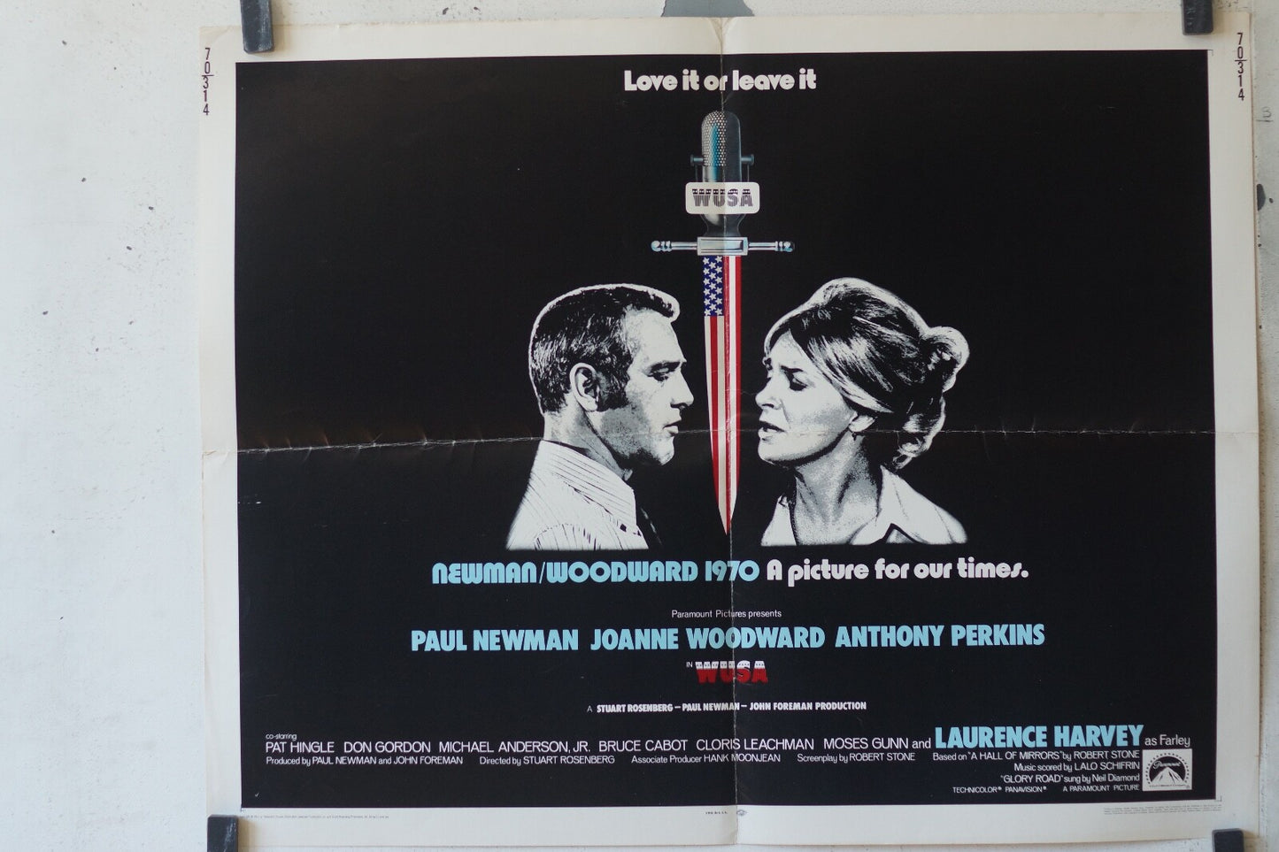 WUSA 56x71 Paul Newman , Joanne Woodward
