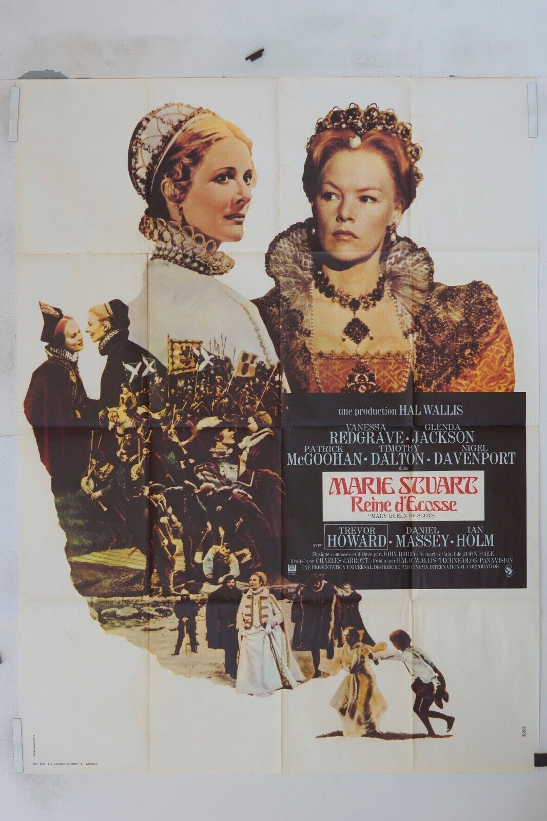 MARIE STUART REINE D’ÉCOSSE MOVIE POSTER ORIGINAL 120x160 VANESSA REDGRAVE