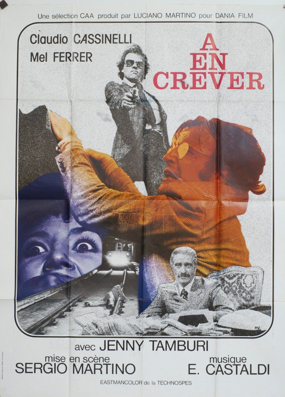 A EN CREVER CLAUDIO CASSINELLI MOVIE POSTER ORIGINAL 120x160
