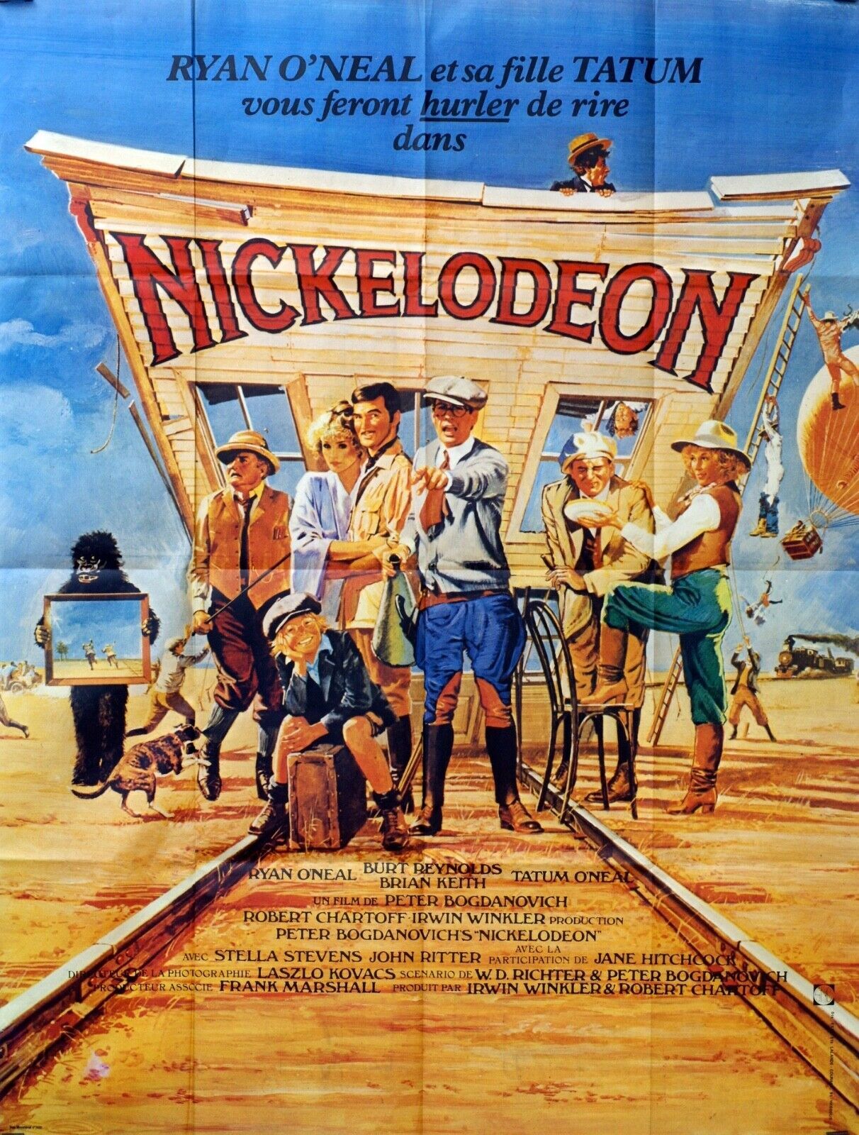 NICKELODEON POSTER ORIGINAL 120x160 BURT REYNOLDS