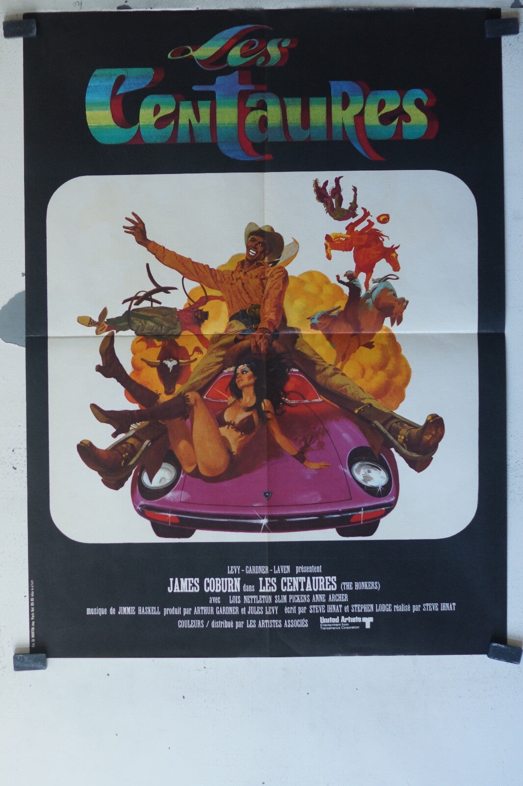 CENTAURES (LES) MOVIE POSTER ORIGINAL (60X80) James Coburn ,
