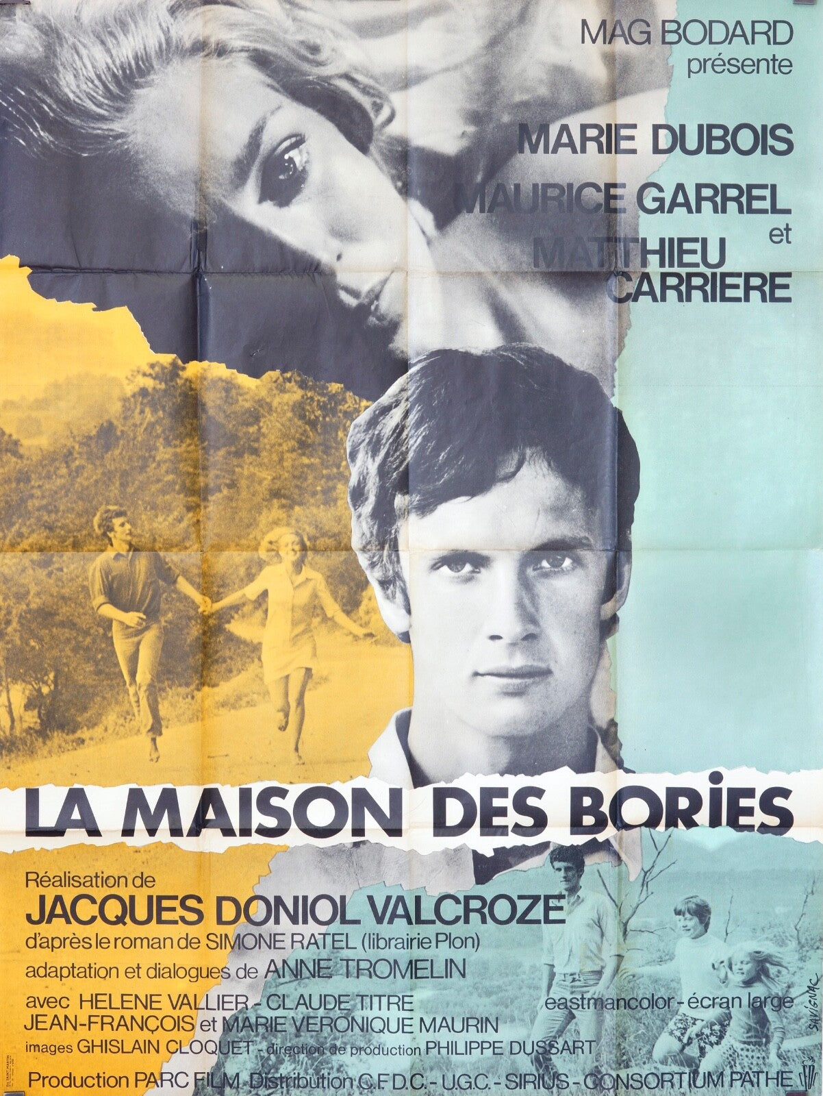 LA MAISON DES BORIES MOVIE POSTER ORIGINAL 120x160 MARIE DUBOIS