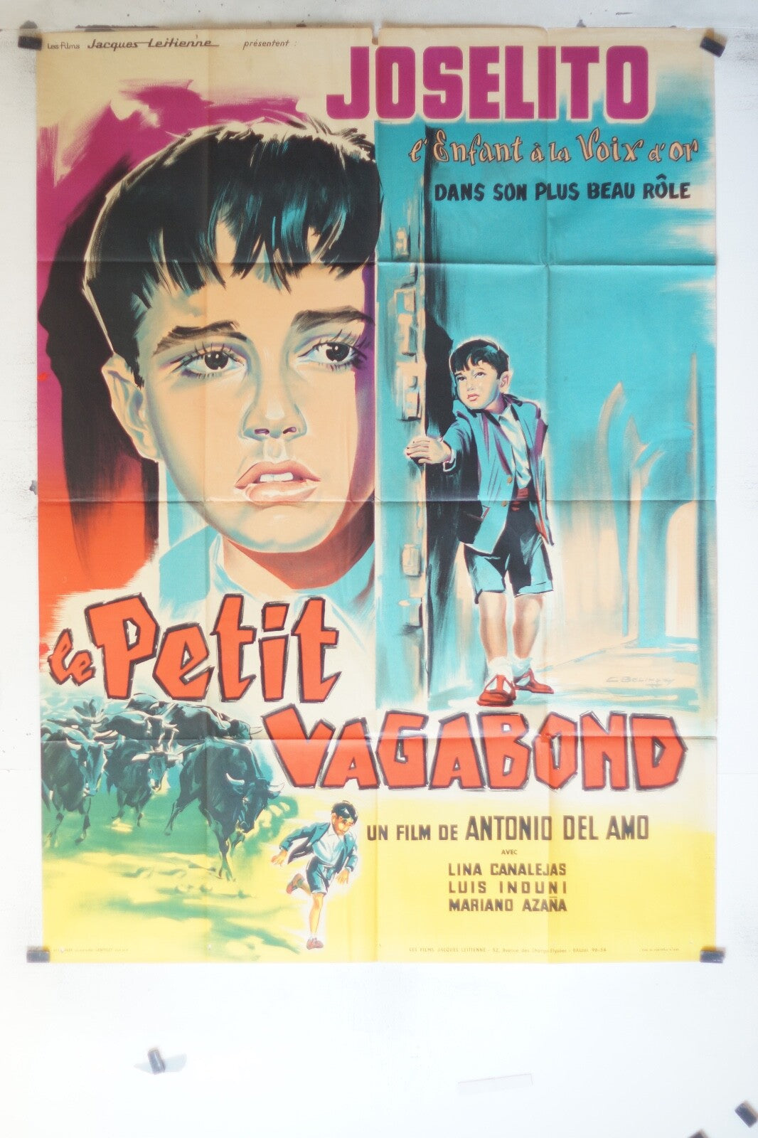 PETIT VAGABOND (LE) MOVIE POSTER ORIGINAL 120x160 Joselito , Lina Canalejas