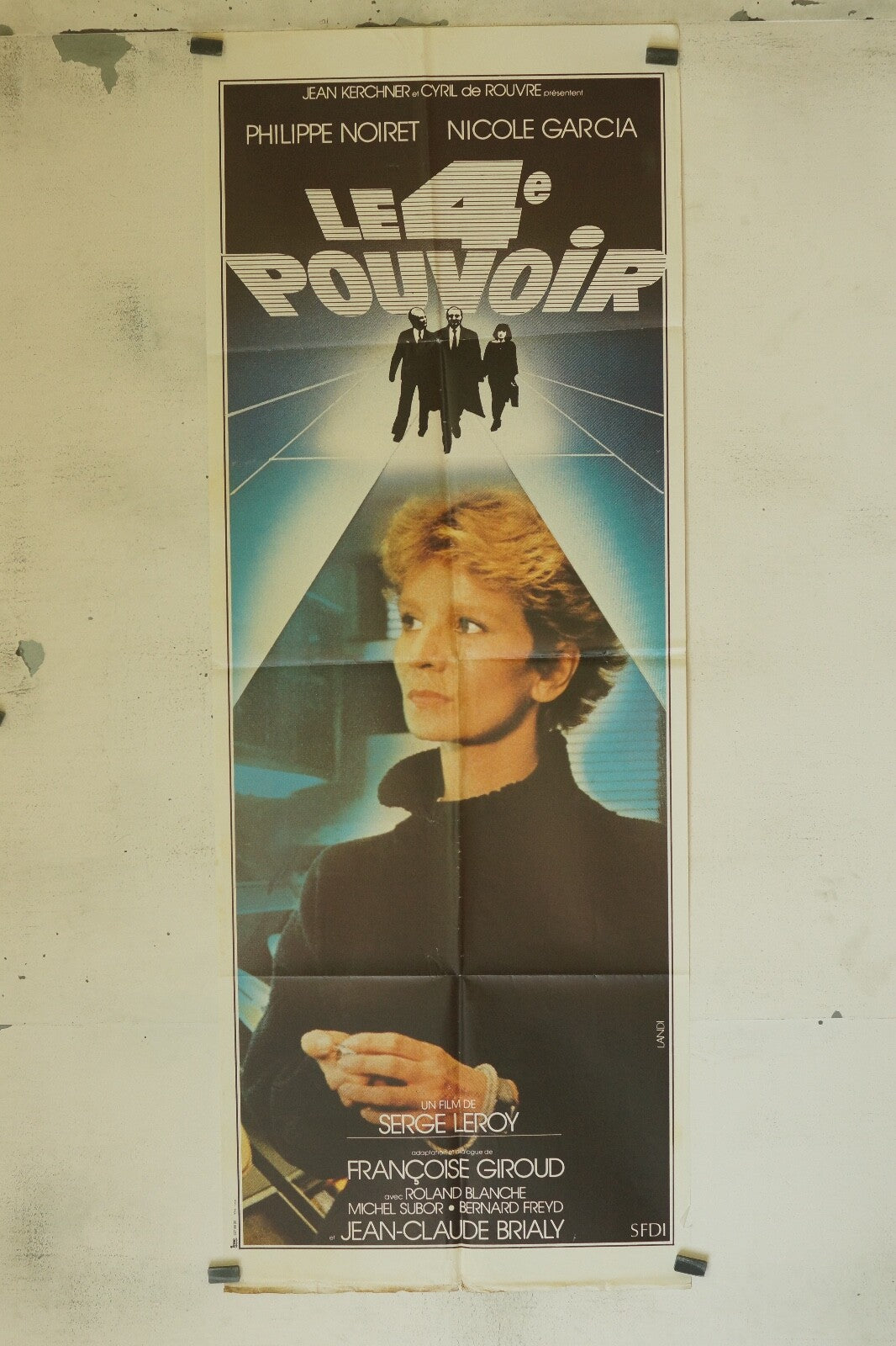 LE 4 EME POUVOIR POSTER ORIGINAL 60x160 PHILIPPE NOIRET – NICOLE GARCIA