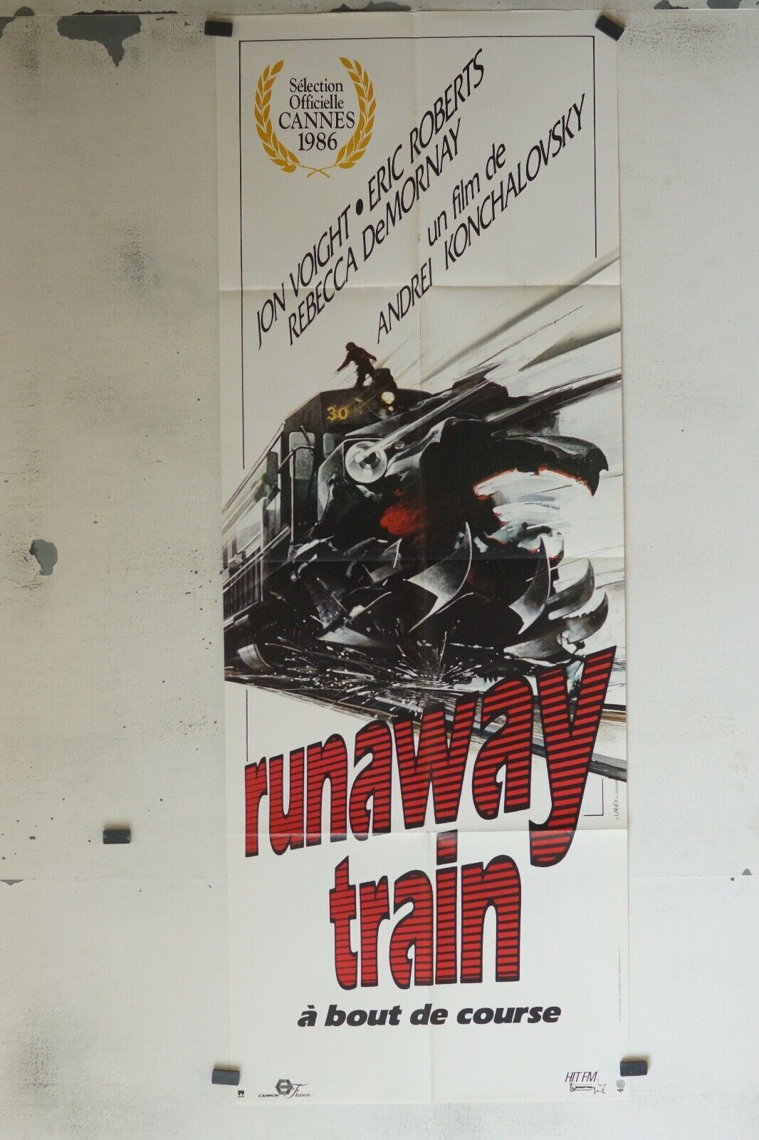 RUNAWAY TRAIN MOVIE POSTER ORIGINAL 60x160 JON VOIGHT