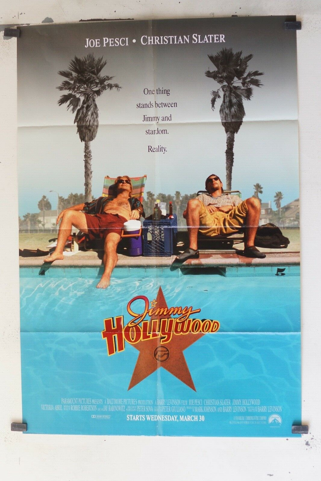 JIMMY HOLLYWOOD, MOVIE POSTER ORIGINAL (69x103), Joe Pesci