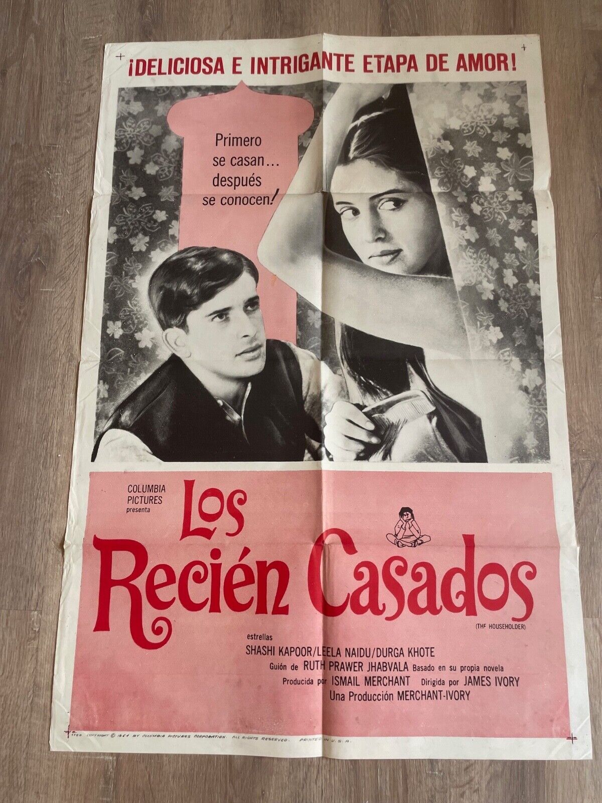 LOS RECIEN CASADOS MOVIE POSTER ORIGINAL VINTAGE (70X100) SHASHI KAPOOR