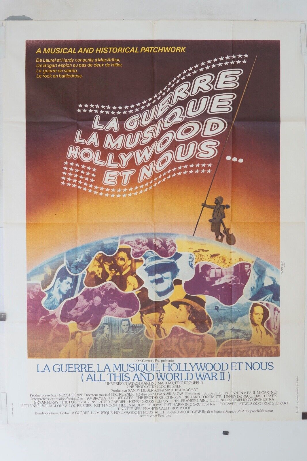 LA GUERRE, LA MUSIQUE, HOLLYWWOD ET NOUS…ORIGINAL MOVIE POSTER 120x160 AMBROSIA
