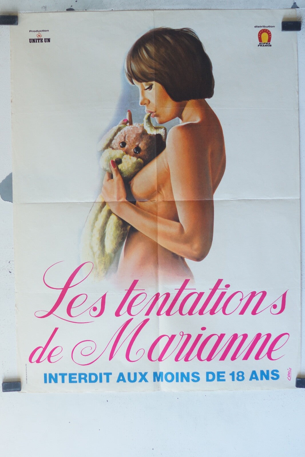 TENTATIONS DE MARIANNE MOVIE POSTER ORIGINAL (60X80)