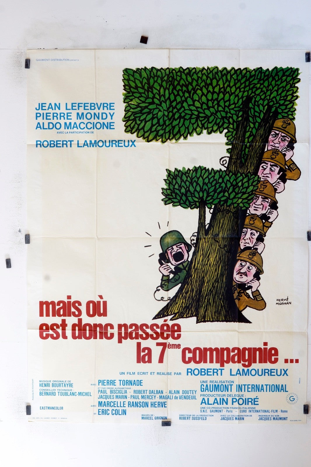 MAIS OÙ EST DONC PASSÉ LA 7 EME COMPAGNIE MOVIE POSTER ORIGINAL 120X160