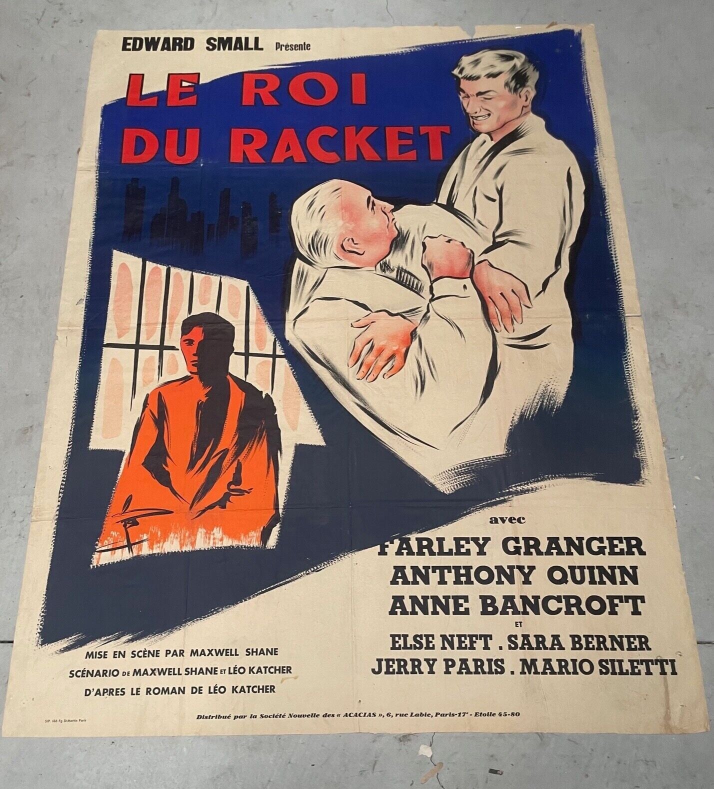 LE ROI DU RACKET ORIGINAL 120x160 FARLEY GRANGER